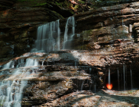 This Buffalo Waterfall Is The Coolest Thing You'll Ever See For Free