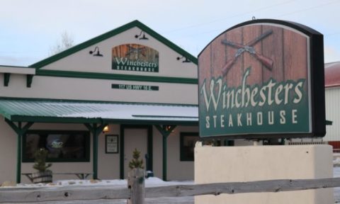 You'll Want To Dine At The Rustic Wyoming Saloon That Serves Steaks As Big As Your Head