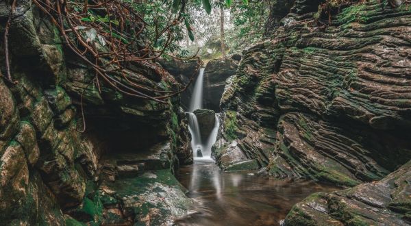The Hike To This Pretty Little North Carolina Waterfall Is Short And Sweet