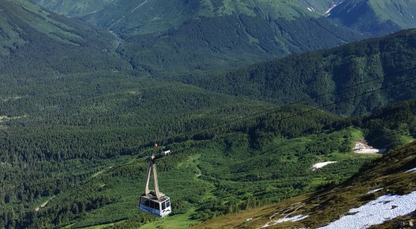 Take This Wondrous Tram Ride In Alaska To The Top Of The World