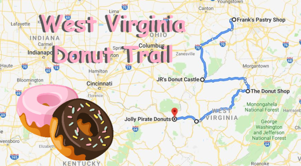 Take The West Virginia Donut Trail For A Delightfully Delicious Day Trip