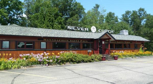 Silver Coach Restaurant In Stevens Point, Wisconsin Is Housed In A 1900s Railroad Car