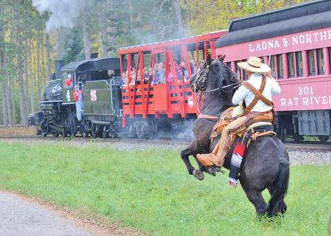 Take Lumberjack Steam Train To An Old Wisconsin Logging Camp For An Unforgettable Adventure