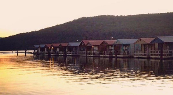 Camp Right On The Water At Hales Bar Marina And Resort, A Unique Floating Campsite In Tennessee