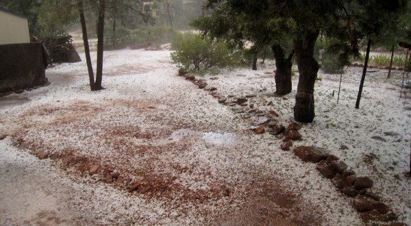 These 7 Photos Captured The Biggest Hail Storm In Arizona History Back In 2010