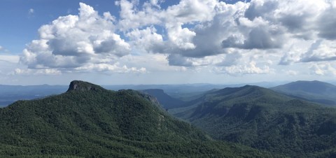 Hawksbill Mountain Trail, A 1.8 Mile Hike In North Carolina, Takes You Through A Beautiful Forest