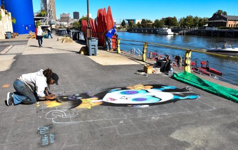 The Colorful Chalk Festival That's Coming To Buffalo Is Unlike Any Other