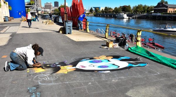 The Colorful Chalk Festival That’s Coming To Buffalo Is Unlike Any Other