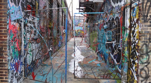 Maryland’s Graffiti Alley Is A Unique Place To Visit