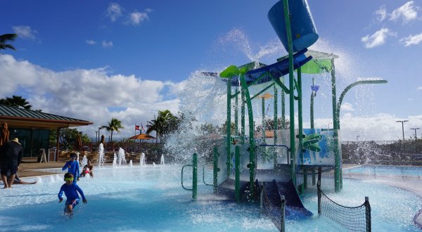 This Outdoor Water Playground At The Kroc Center In Hawaii Will Be Your New Favorite Destination