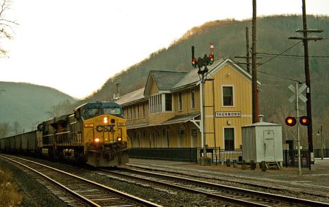 Thurmond Station In West Virginia Is One Of The Least Used Train Stations In The U.S.