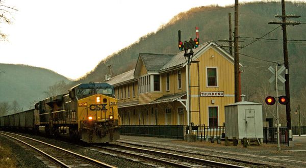 Thurmond Station In West Virginia Is One Of The Least Used Train Stations In The U.S.