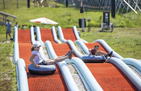 Enjoy Some Of The Best Downhill Summer Tubing In Vermont At Killington's Resort