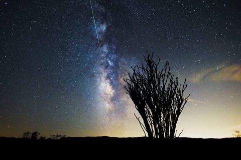 The New Mexico Sky Will Light Up With Shooting Stars And A Nearly Full Moon This Week