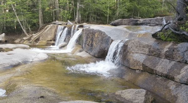 Swim Underneath A Waterfall At This Refreshing Natural Pool In New Hampshire