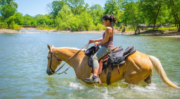 Climb Mountains And Cross Creeks On This Authentic Western Horseback Ride In Oklahoma