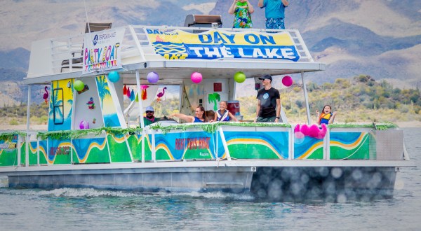 Rent Your Own Two-Story Party Boat In Arizona For An Amazing Day On The Water