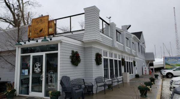 The Burgers At This Rhode Island Riverfront Restaurant Are So Worth The Drive To The Shore