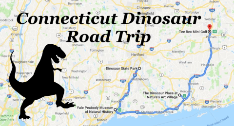 This Dinosaur-Themed Road Trip In Connecticut Will Take You Back To Prehistoric Times