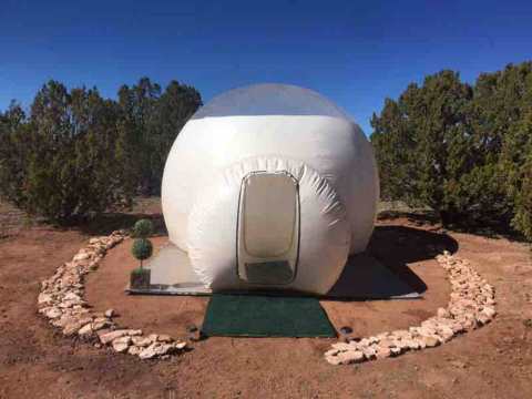 Sleep Under The Sprawling Arizona Night Sky In An Inflatable Dome Tent