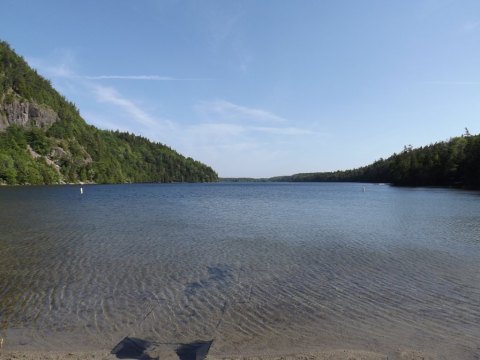 Get Away From It All At This Crystal Clear Lake In Maine