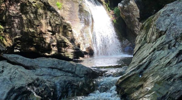 Hike Straight To The Beautiful Bingham Falls In Vermont Along The Bingham Falls Trail