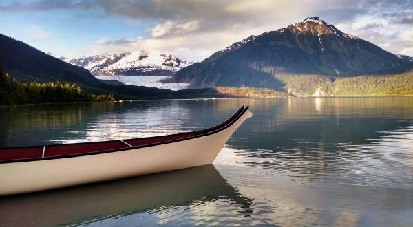 Canoe To The Bottom Of This Tidewater Glacier On This One-Of-A-Kind Alaska Adventure