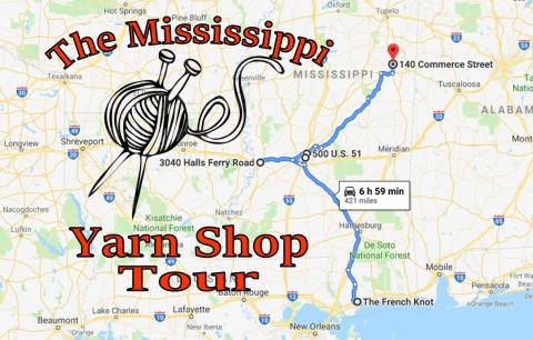 This Yarn Shop Tour Takes You To 5 Amazing Stores In Mississippi In One Day