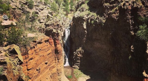 Upper Falls Trail Is A Beginner-Friendly Waterfall Trail In New Mexico That’s Great For A Family Hike