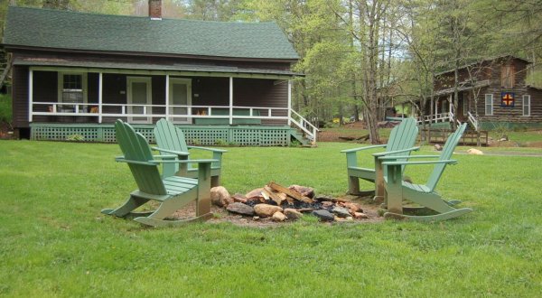 There’s A Hidden Fountain Of Youth At This Rustic Cabin Resort In North Carolina