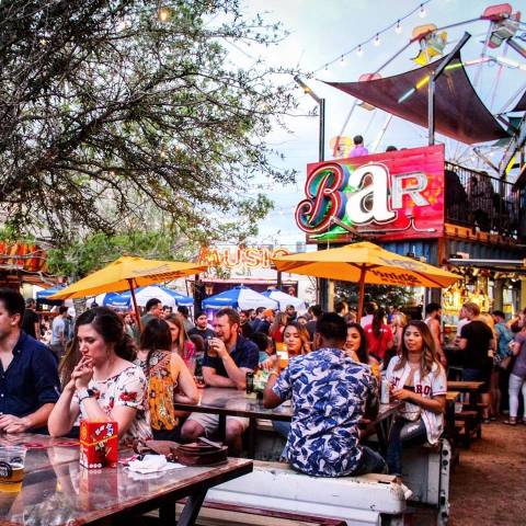 The Truck Yard Is An Adult Playground And Bar In Texas