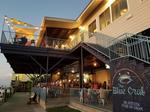 Dine Right On Lake Pontchartrain At The Beautiful Blue Crab In New Orleans