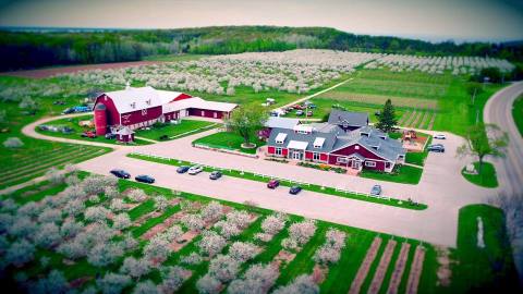 Enjoy Complimentary Wine, Shopping, And More At Lautenbach's Orchard Country, A Winery, Market, Orchard, And Vineyard In Wisconsin
