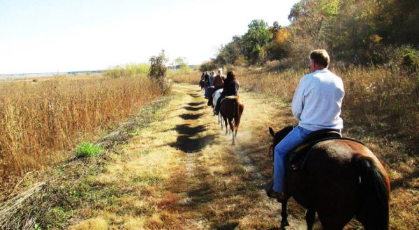 Take A Trail Ride On Horseback Through Jester Park In Iowa This Fall