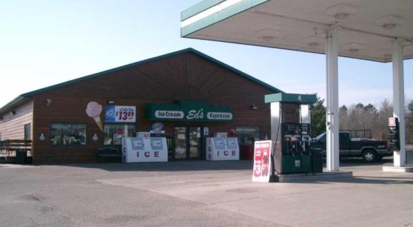 Fill Up Your Car And Your Stomach At Ed’s Pit Stop, A Combination Restaurant And Gas Station In Wisconsin