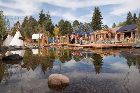 A Fascinating And Playful Children's Garden In Wyoming Is The Paul Smith Village