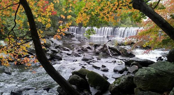Fall Is The Best Time To Visit The Blackstone Gorge Waterfall In Massachusetts
