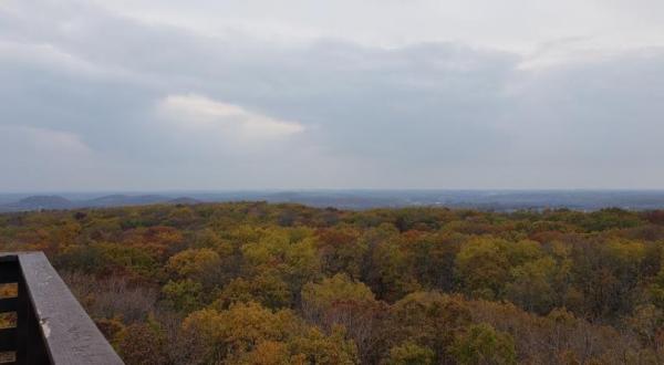 Ending At A 60’ Observation Tower, Parnell Tower Trail Takes You To The Most Spectacular Fall Foliage In Wisconsin