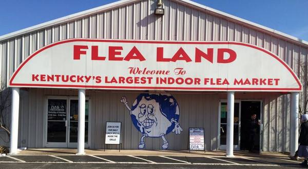 You Could Spend Hours At Flea Land, An Awesome Flea Market In Kentucky