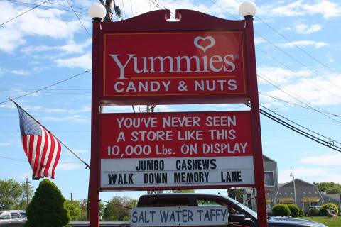 You'll Find 10,000 Pounds Of Treats Under One Roof At Yummies, A Candy Warehouse In Maine