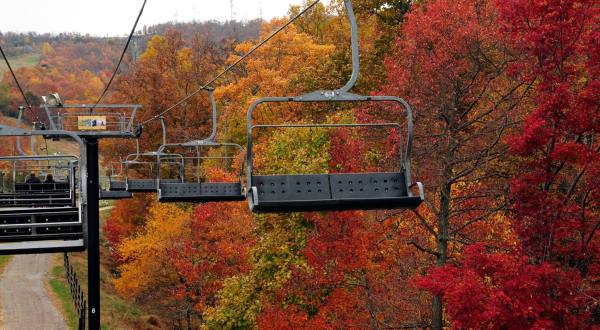 Experience Virginia’s Fall Colors From Above On The Massanutten Scenic Chairlift Ride