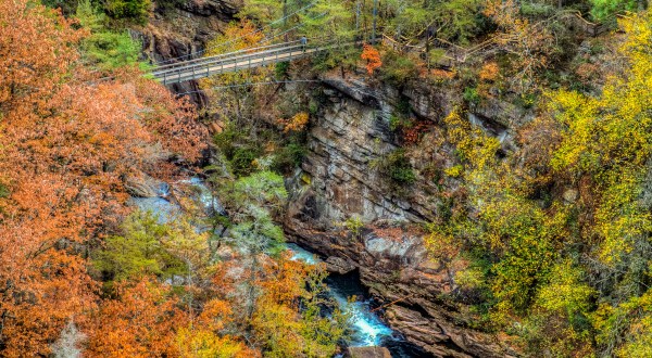 Walk Across The Tallulah Gorge Suspension Bridge For A Gorgeous View Of Georgia’s Fall Colors