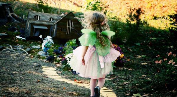 Hunt For Fairies In The Miniature Village At The Florence Griswold Museum In Connecticut