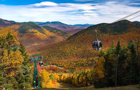 Experience New Hampshire's Fall Colors From Above On The Loon Mountain Gondola