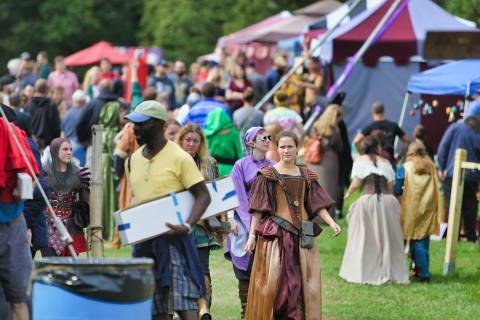 Lose Yourself At A Massive Medieval Marketplace At Connecticut's Renaissance Faire