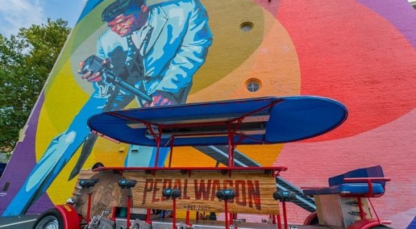 See 14 One-Of-A-Kind Murals Aboard This Pedal Wagon Tour Through Cincinnati