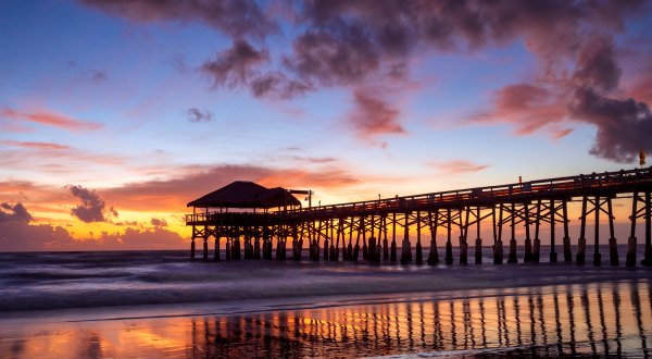 Cocoa Beach Pier Is One Of The Most Spectacular Places To Watch The Sun Rise In Florida