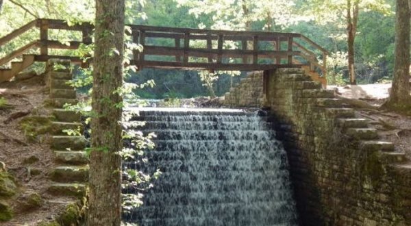 Enjoy A Short And Sweet Hike To A Tishomingo State Park Waterfall Along The CCC Pond Trail In Mississippi