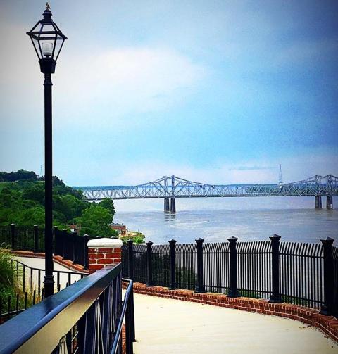 Enjoy Sweeping Views Of The Mighty Mississippi With A Walk Across Natchez's Bridge of Sighs