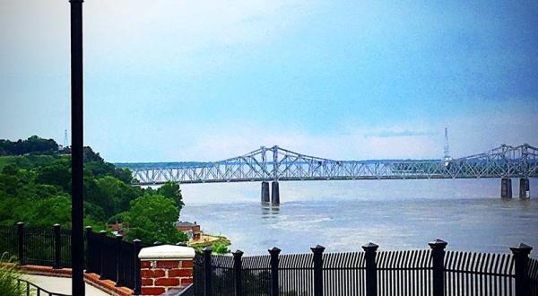 Enjoy Sweeping Views Of The Mighty Mississippi With A Walk Across Natchez’s Bridge of Sighs